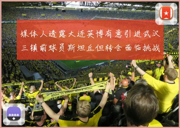 媒体人透露大连英博有意引进武汉三镇前球员斯坦丘但转会面临挑战